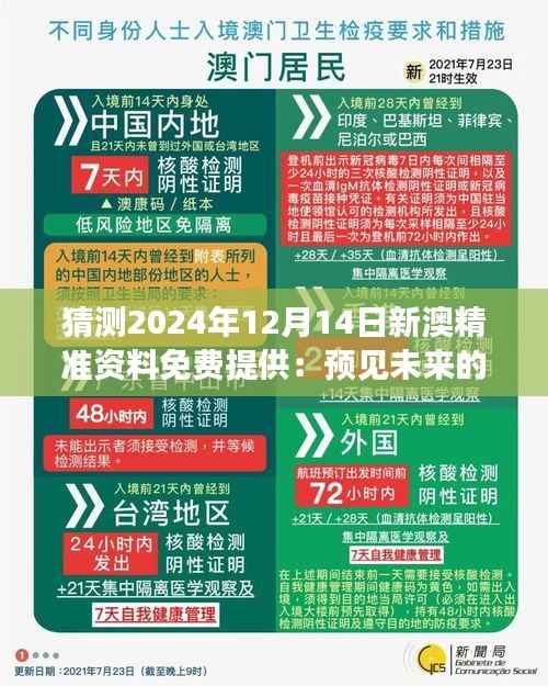 猜测2024年12月14日新澳精准资料免费提供:预见未来的价值
