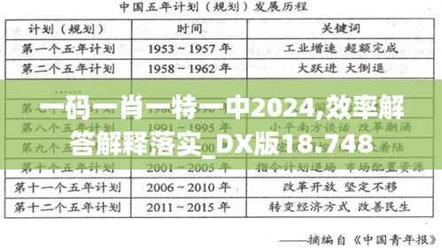 一码一肖一特一中2024,效率解答解释落实_DX版18.748
