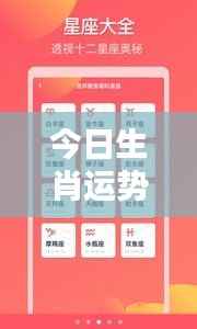 今日生肖运势详解,洞悉你的运势起伏查询