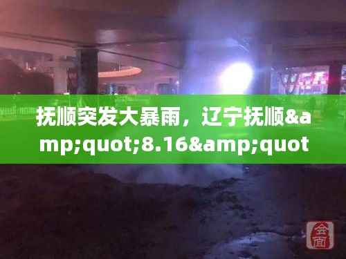 抚顺突发大暴雨,辽宁抚顺"8.16"特大洪水灾害