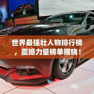 世界最强壮人物排行榜,震撼力量榜单揭晓!