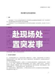 赴现场处置突发事故,现场突发事件应急预案范文